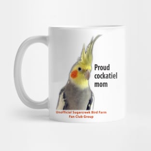 Cockatiel 3 - black type Mug